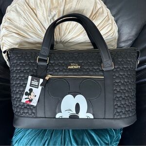 Primark Disney Winking Mickey Mouse Weekender/Duffle Bag: NWT